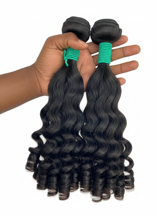 Curly Tip Funmi Raw Hair Bundles