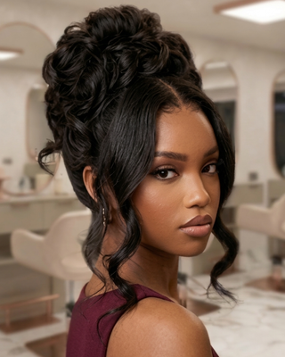 18" Glueless Wavy Wig