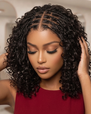 Bob Human Hair Braided Wig
