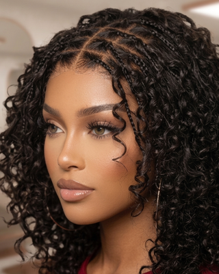 Bob Human Hair Braided Wig