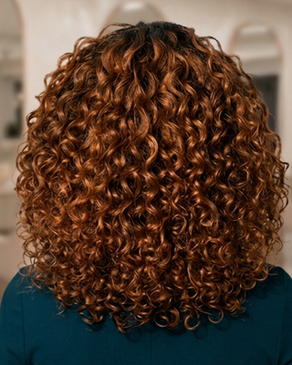 Bob Human Hair Braided Wig (Brown)