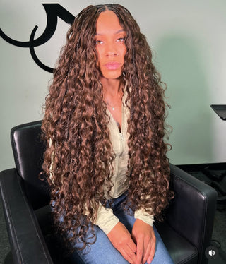 Bundled Pure Virgin Italy Curly / 100 grams (HUMAN HAIR BULK)