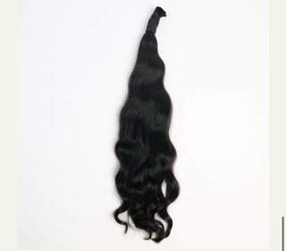 Curly Human Hair Bulk - Pure Virgin Italy