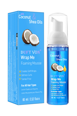 Organic Curl Defining Mousse Alcohol-Free Gel Foam Anti-Frizz Strong Hold Moisturizing Formula Humidity Block Technology Curly