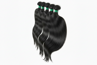straight human hair bundles