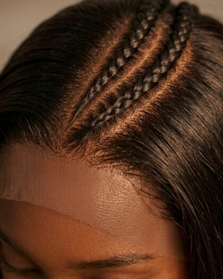 18" Glueless Wavy Wig