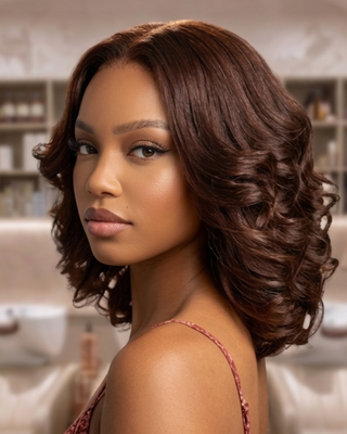 Coco Egg Roll™ – 10″ 4×4 Lace Closure Wig