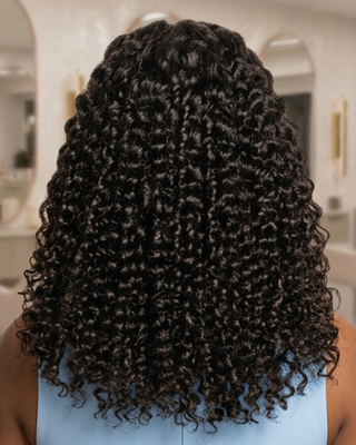 Full lace Boho Braided Wig
