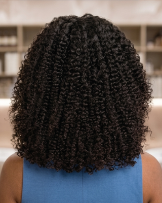 Posh Curl Wave Mini Closure – 4″ × 4″ Lace Closure