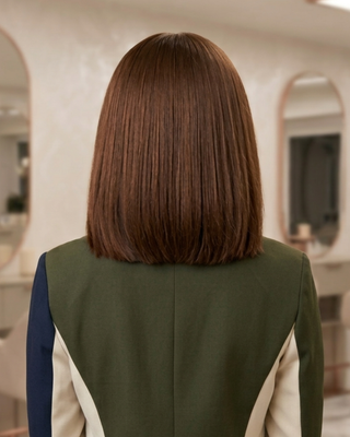 Sienna Chocolate Bob™ – 10″ 2×2 Lace Closure Wig